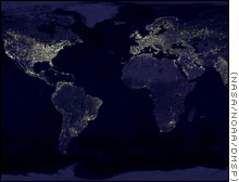 Earth lights